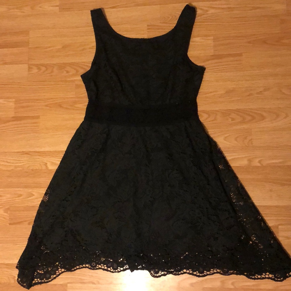 Lacy black dress